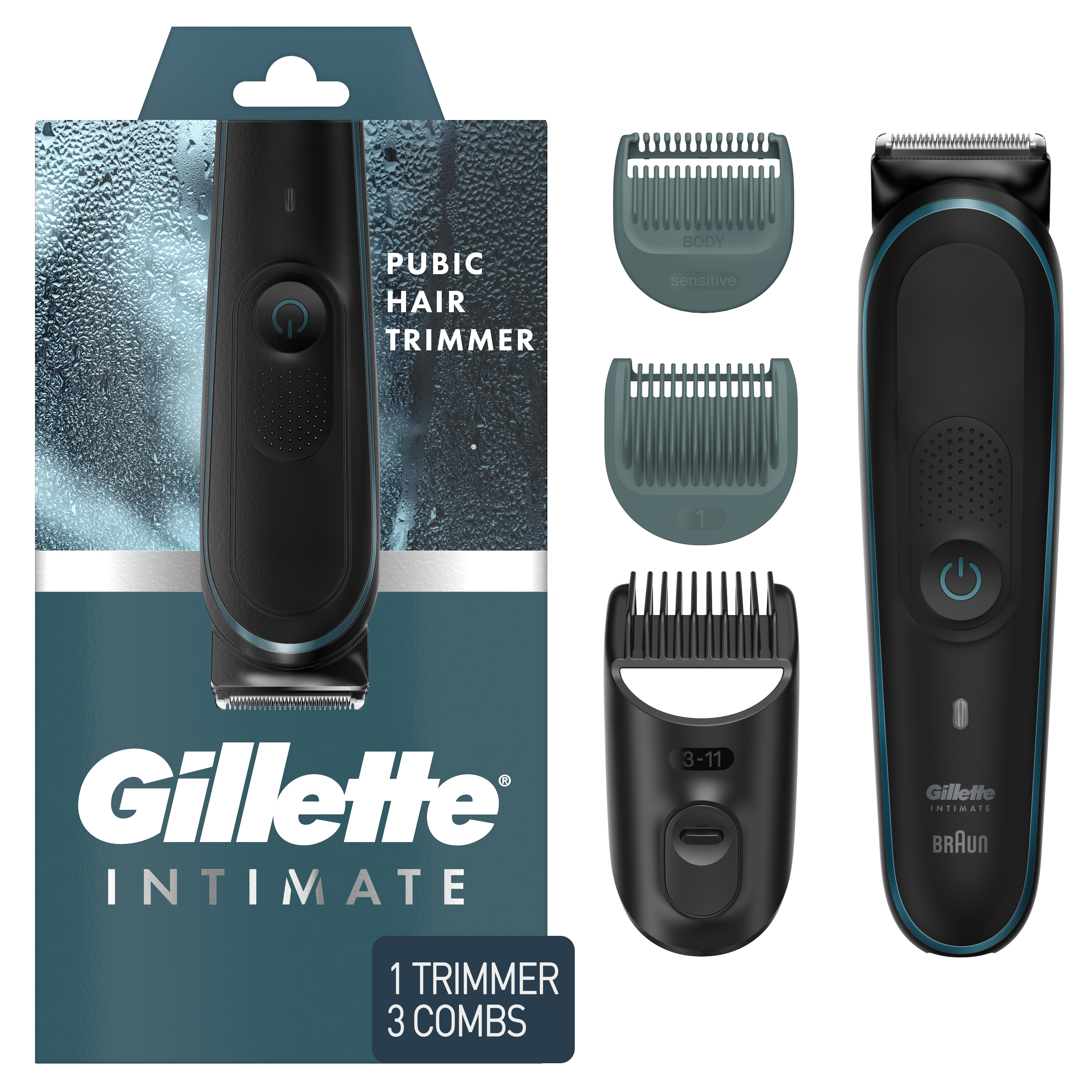 Gillette INTIMATE™ Pubic Hair Trimmer Gillette INTIMATE™ Pubic Hair Trimmer