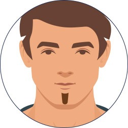 The Chin Strip Goatee