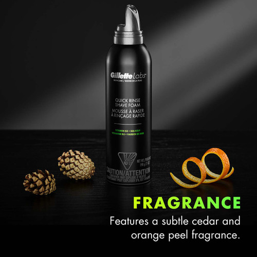 GilletteLabs Quick Rinse Shave Foam GilletteLabs Quick Rinse Shave Foam