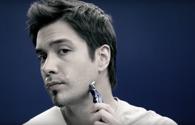 Step 6 image. Shave with light, gentle strokes.