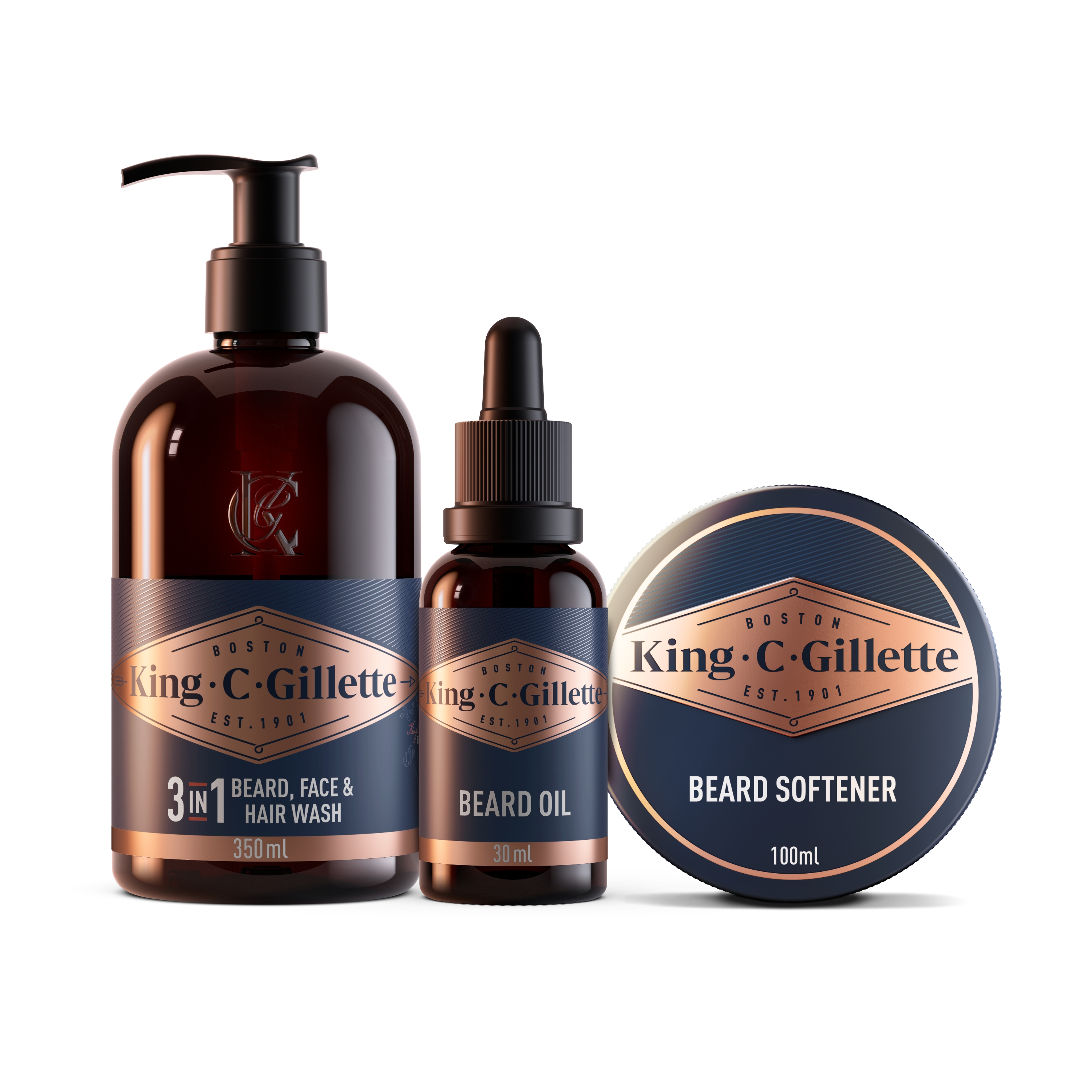 King C. Gillette Beard Care Kit King C. Gillette Beard Care Kit
