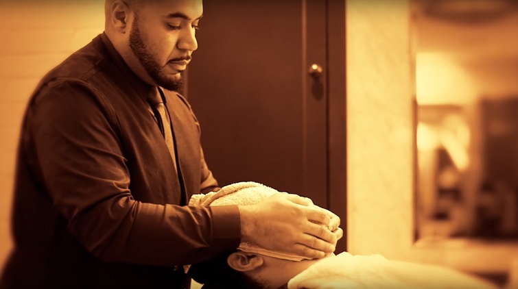 Barber and client