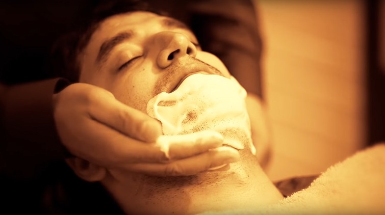 Softening hair and skin with shaving cream