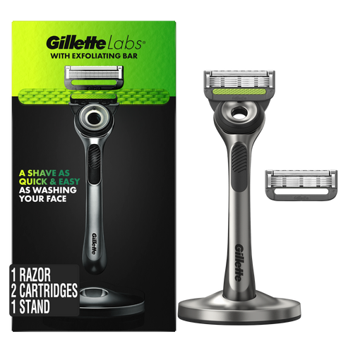 GilletteLabs with Exfoliating Bar Razor (1 Handle + 2 Cartridges) GilletteLabs with Exfoliating Bar Razor (1 Handle + 2 Cartridges)