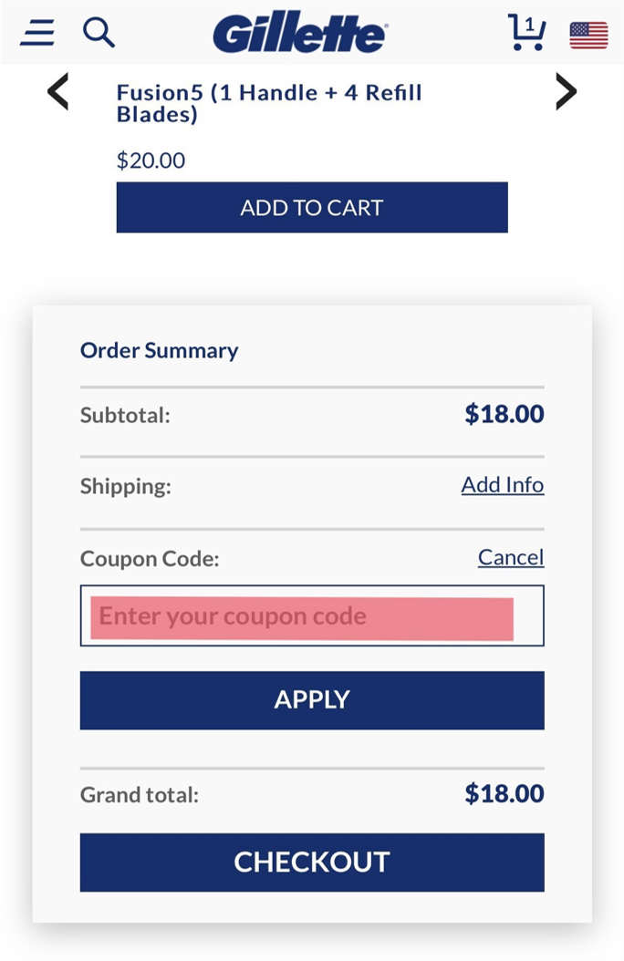 coupon code example